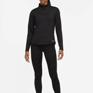 Nike Black Therma Fit 1/2 zip top